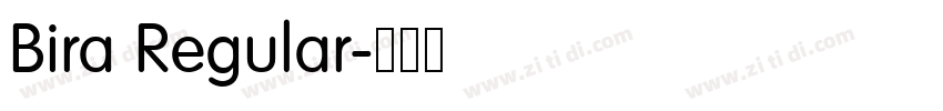 Bira Regular字体转换 Bira Regular字体转换